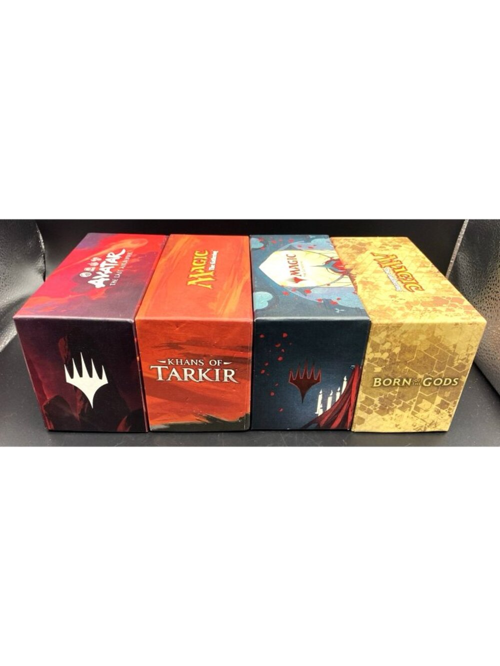 MTG Empty Fat Pack / Bundle Box Lot of 4 in Good Used Condition!
